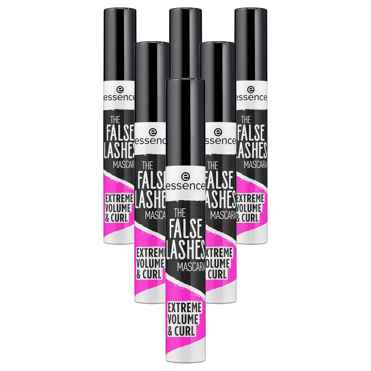 essence The False Lashes mascara Extreme Volume & Curl 10 ml - 6-pack