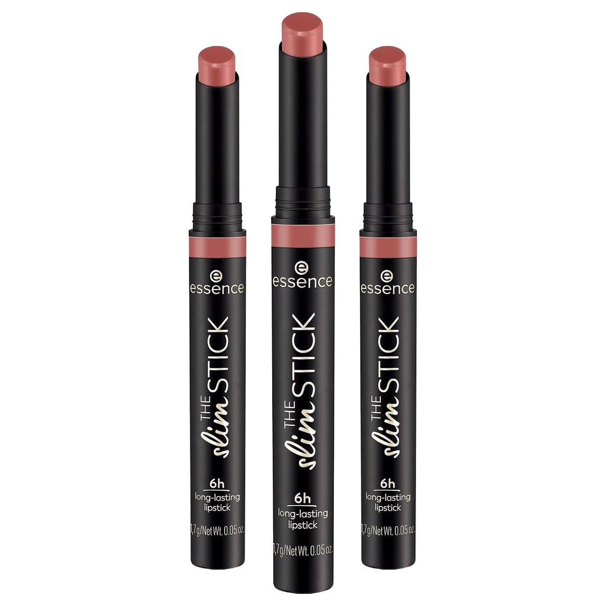 essence The Slim Stick nr. 103 lippenstift nude 1,7 g - 3-pack