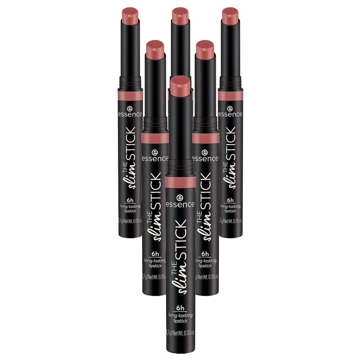 essence The Slim Stick nr. 103 lippenstift nude 1,7 g - 6-pack
