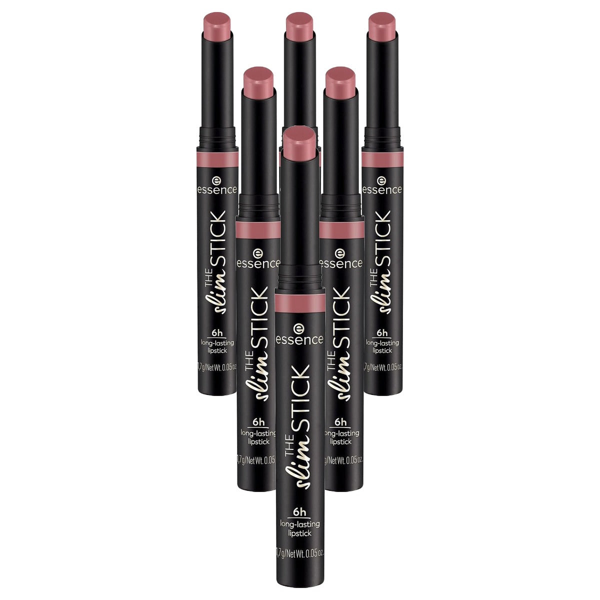 essence The Slim Stick lippenstift Baby Got Blush 104 1,7 g - 6-pack