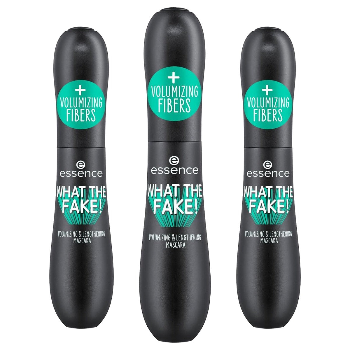 essence what the fake volumiserende mascara nr. 01 zwart - 3-pack