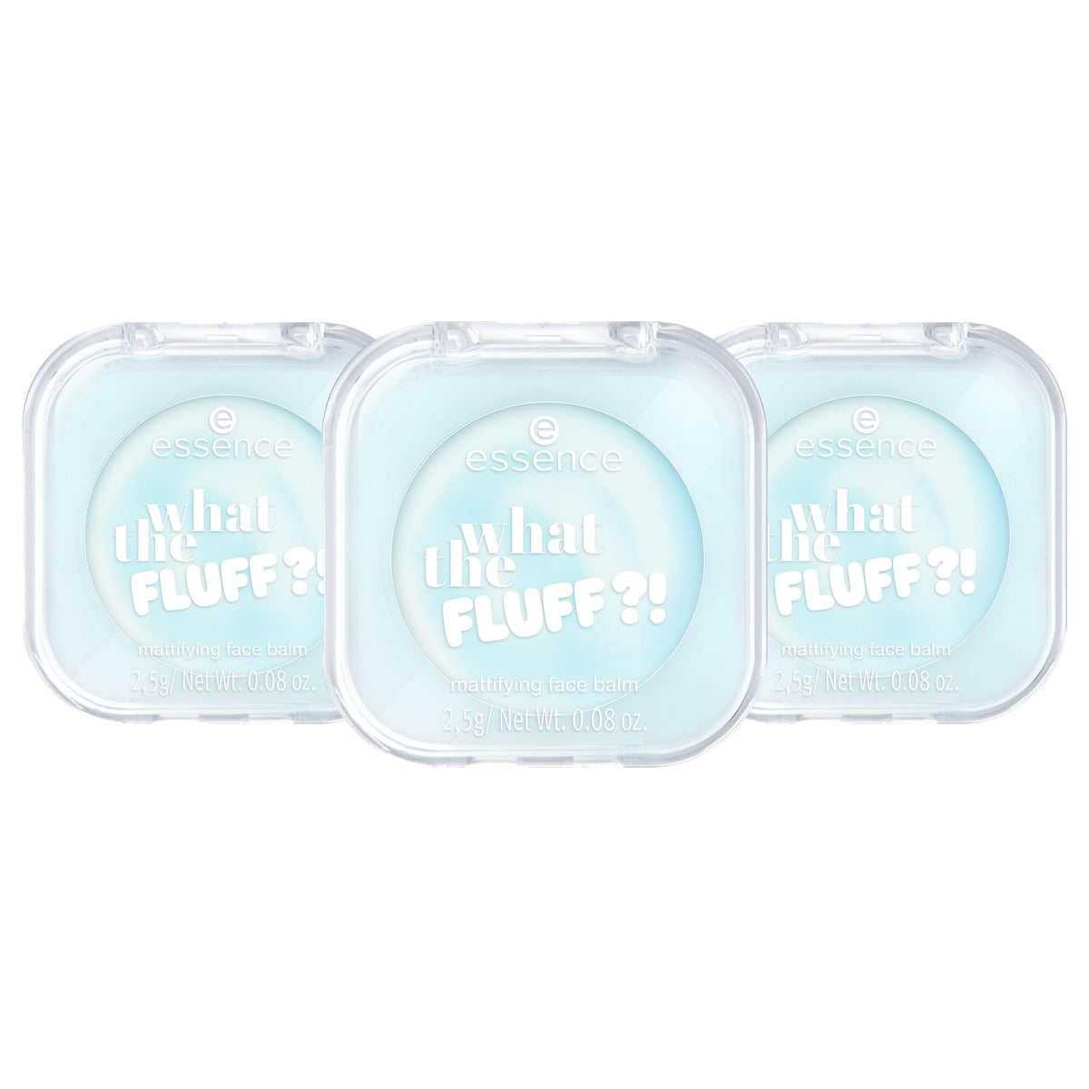 essence What The Fluff gezichtsbalsem On Cloud Candy 01 2,5 g - 3-pack