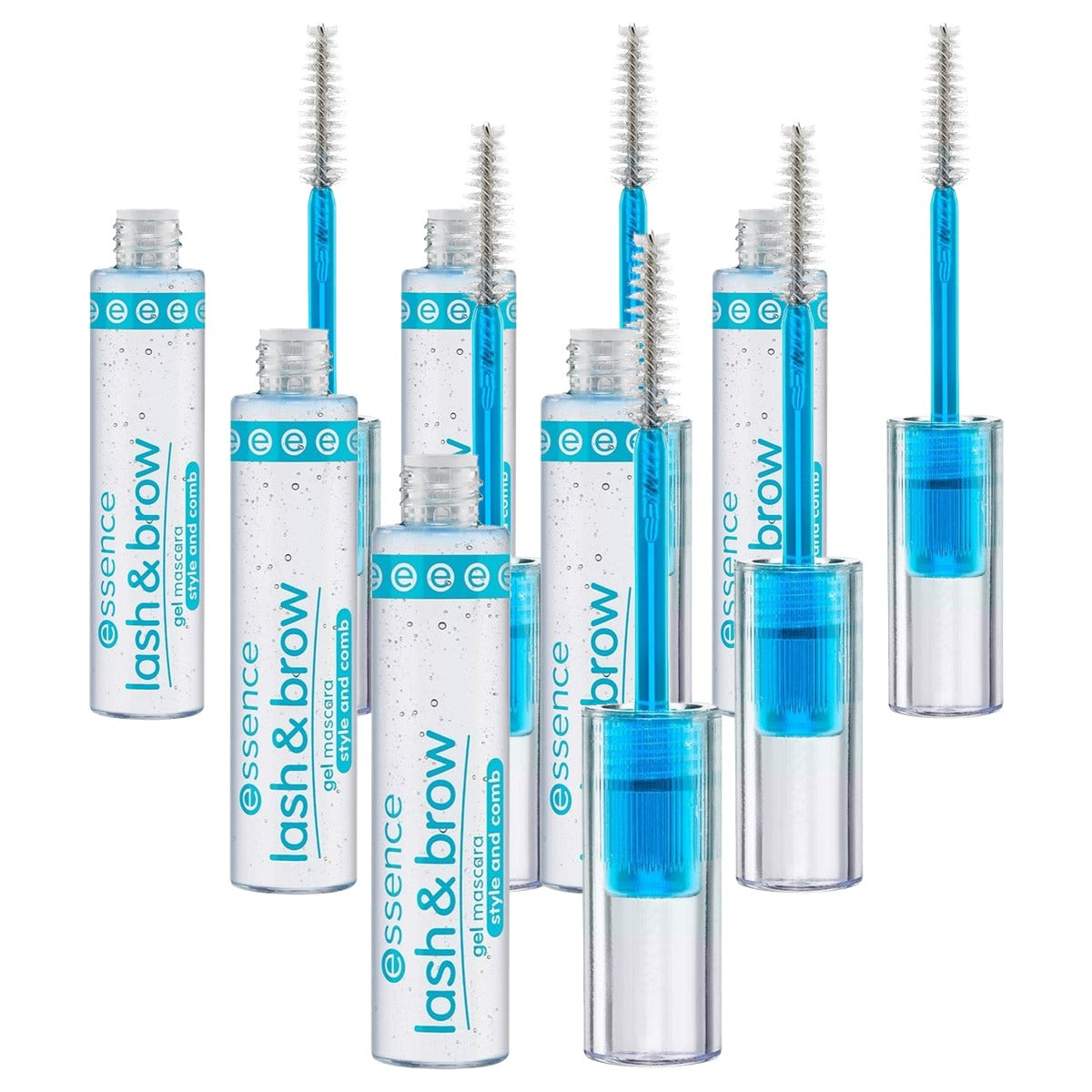essence Wimperserum transparant wimper- en wenkbrauwgel 9 ml - 6-pack