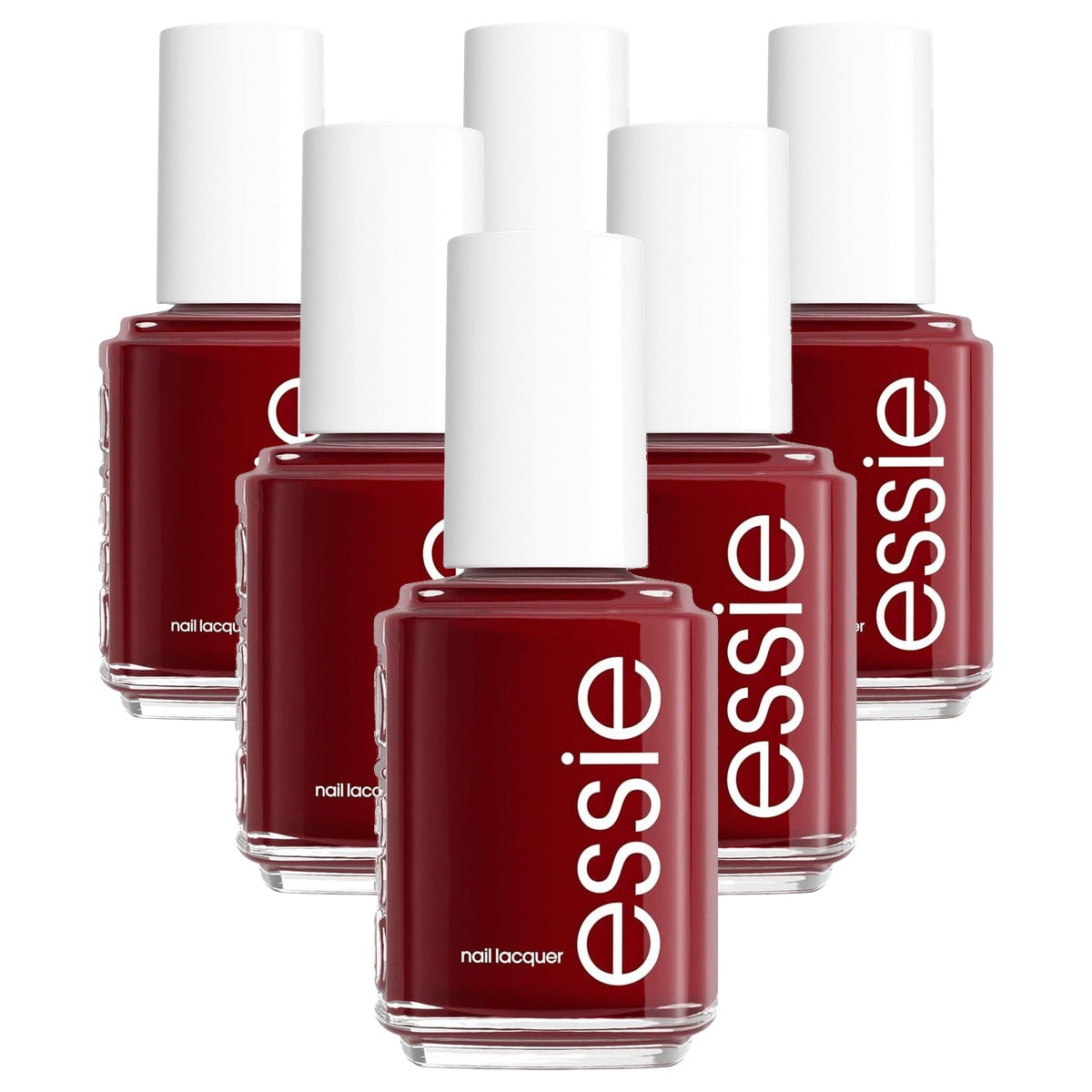 essie Core nagellak nr. 50 bordeaux 13,5 ml - 6 stuks