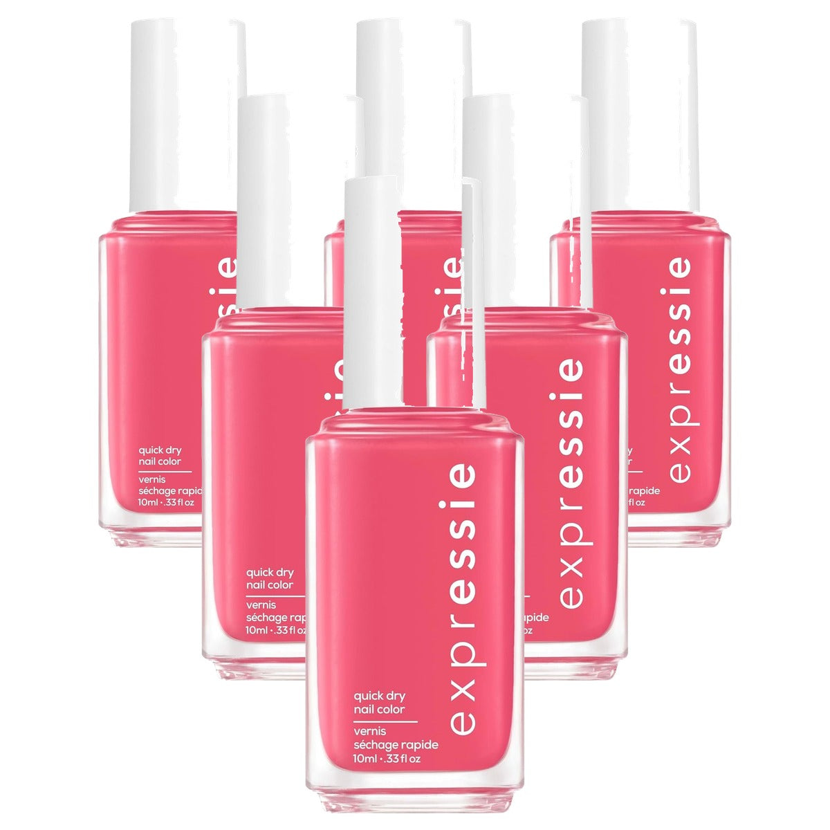 essie expressie nr. 235 crave the chaos roze 10 ml - 6 stuks
