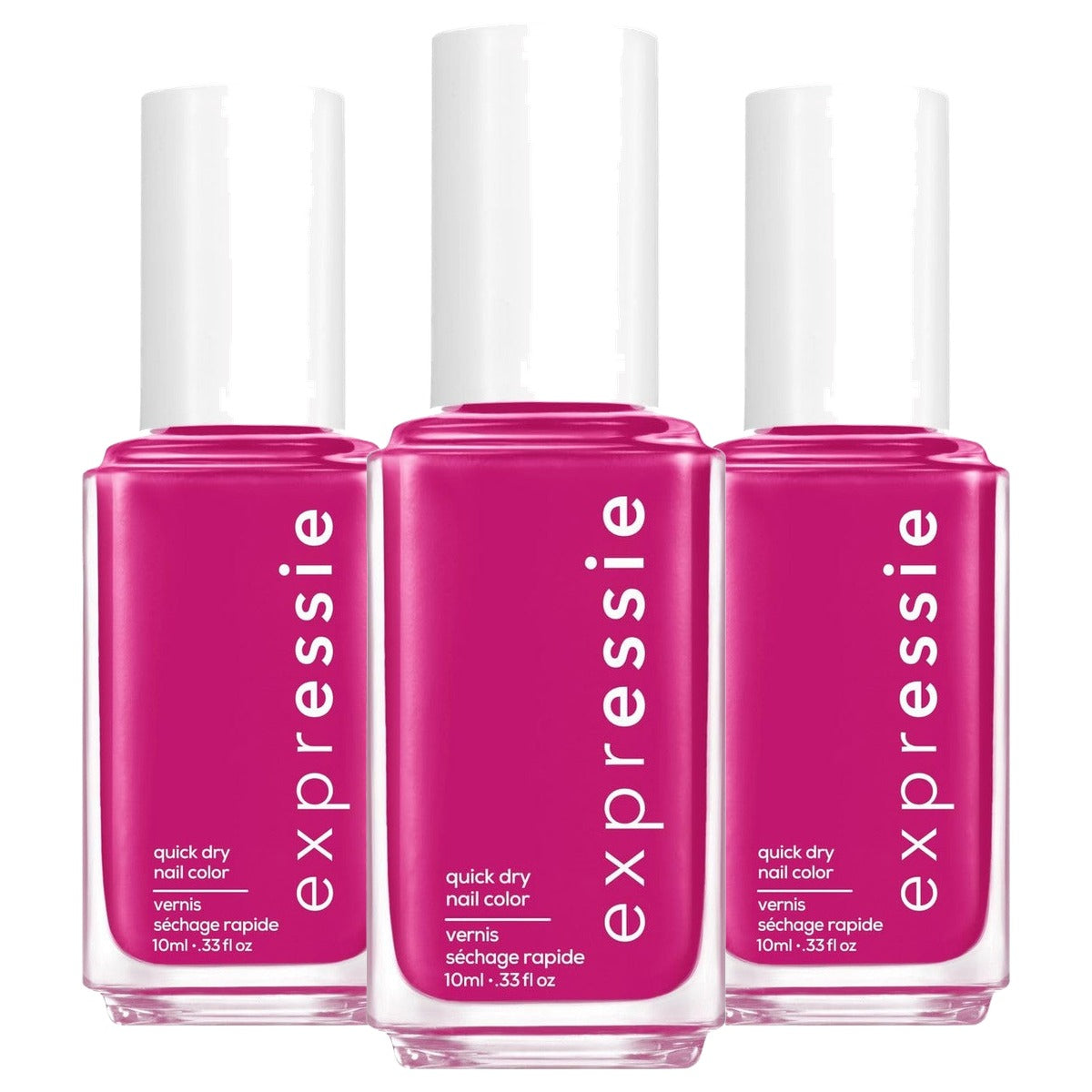 essie expressie 545 power moves roze nagellak 10 ml - 3 stuks