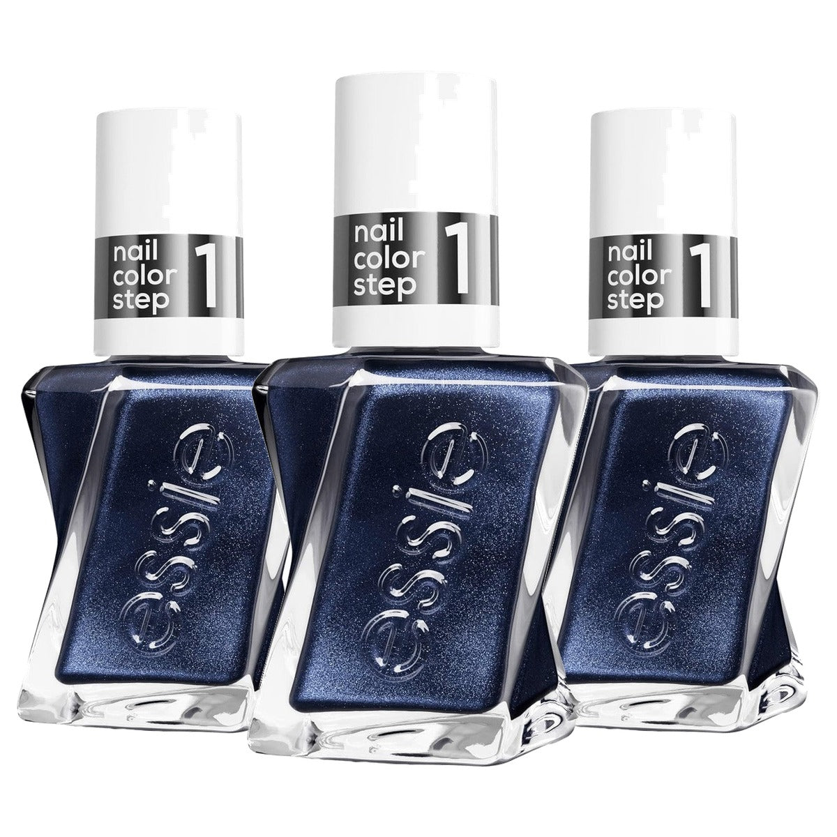 essie Gel by essie Ice Ice Navy nagellak 13,5 ml - 3 stuks