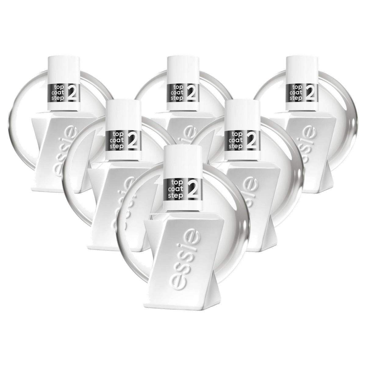 essie gel by essie Top Coat transparant 13,5 ml - 6 stuks