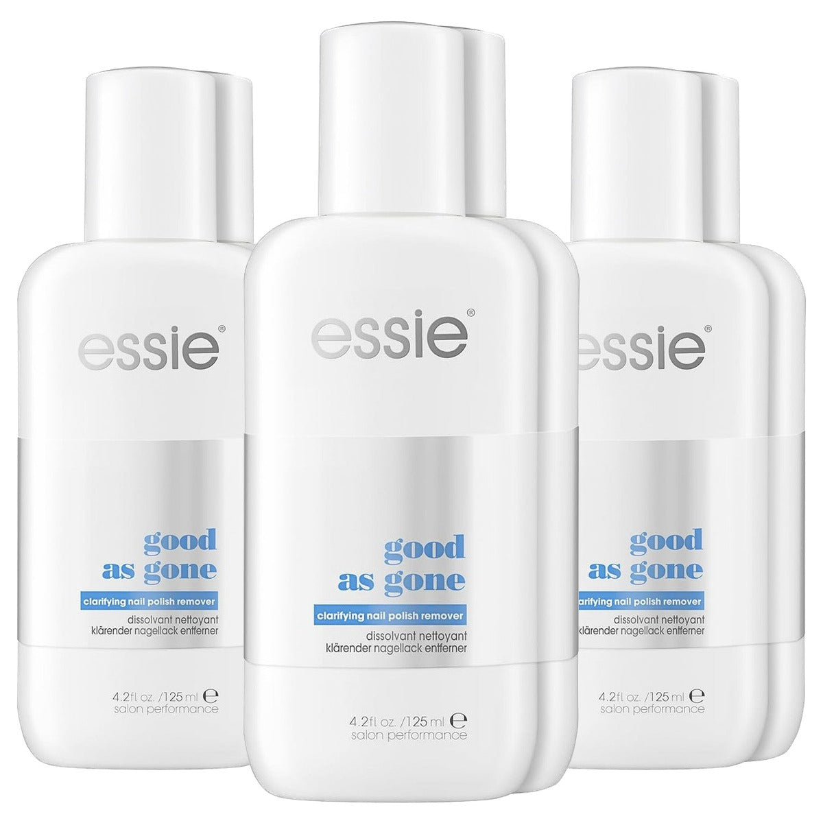 essie Good as Gone nagellakverwijderaar 2 x 125 ml - 3 stuks