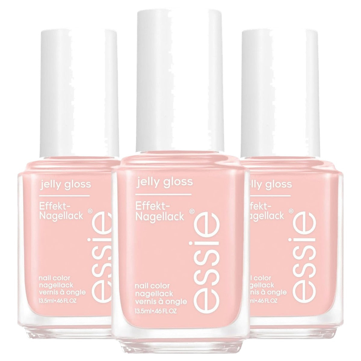 essie Langdurige nagellak 5 Charm To Stable Jelly Gloss - 3 stuks