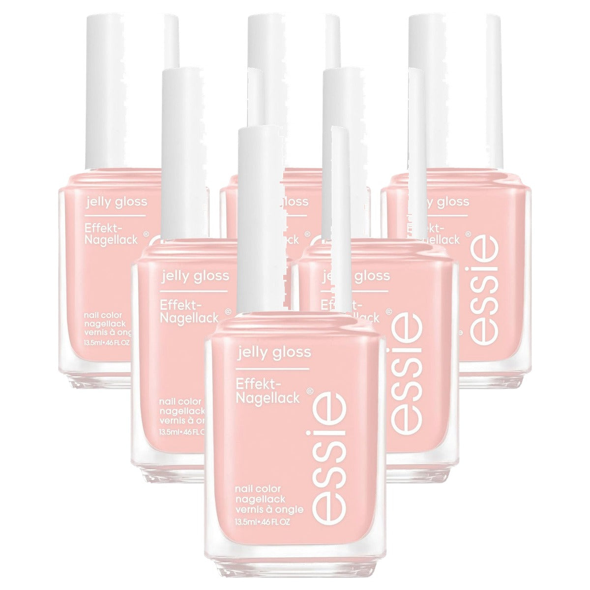 essie Langdurige nagellak 5 Charm To Stable Jelly Gloss - 6 stuks