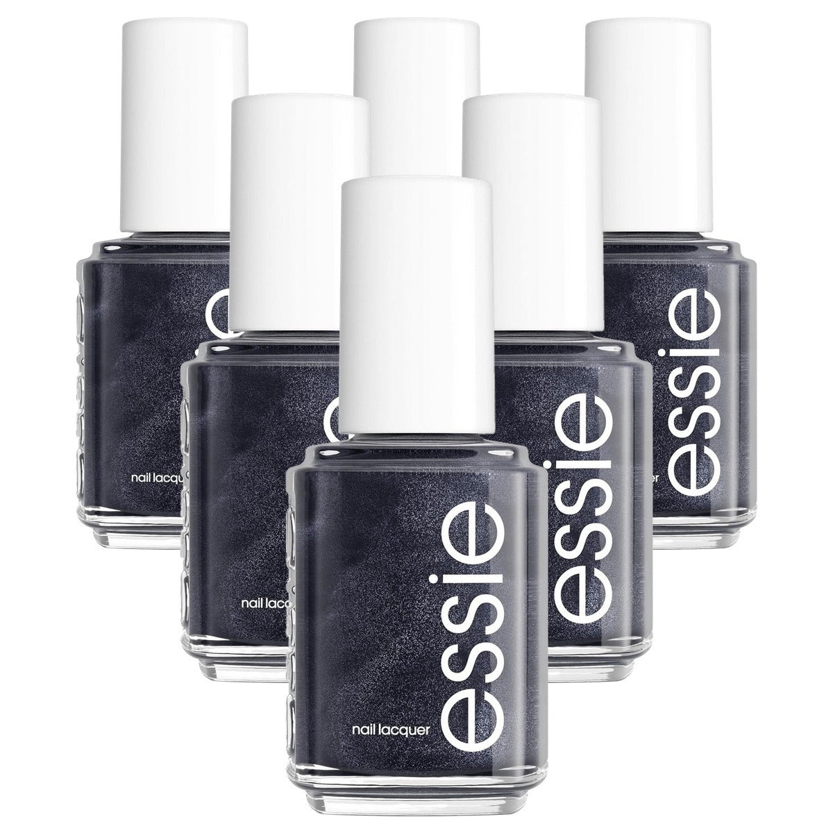 essie Nagellak 1023 Onyx Swan zwart-metallic 13,5 ml - 6 stuks
