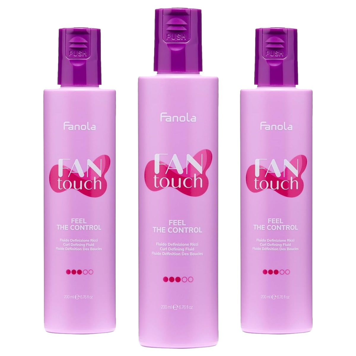 Fanola Fantouch Fluid Definition Krullen 200 ml - 3-pack