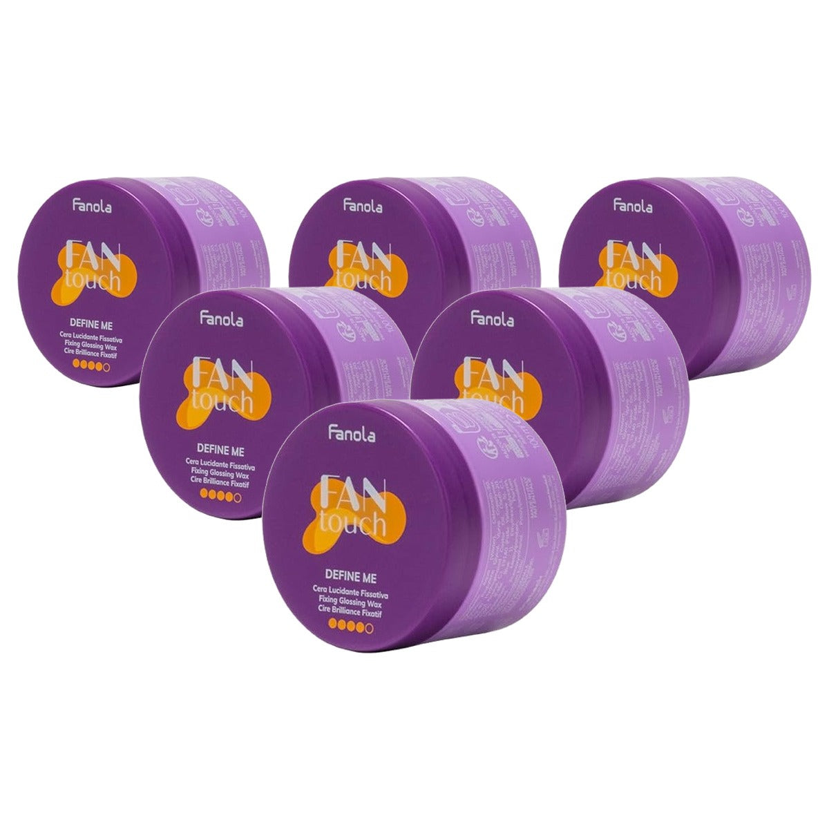 Fanola Fantouch Fixerende Polijstwas 100 ml - 6-pack