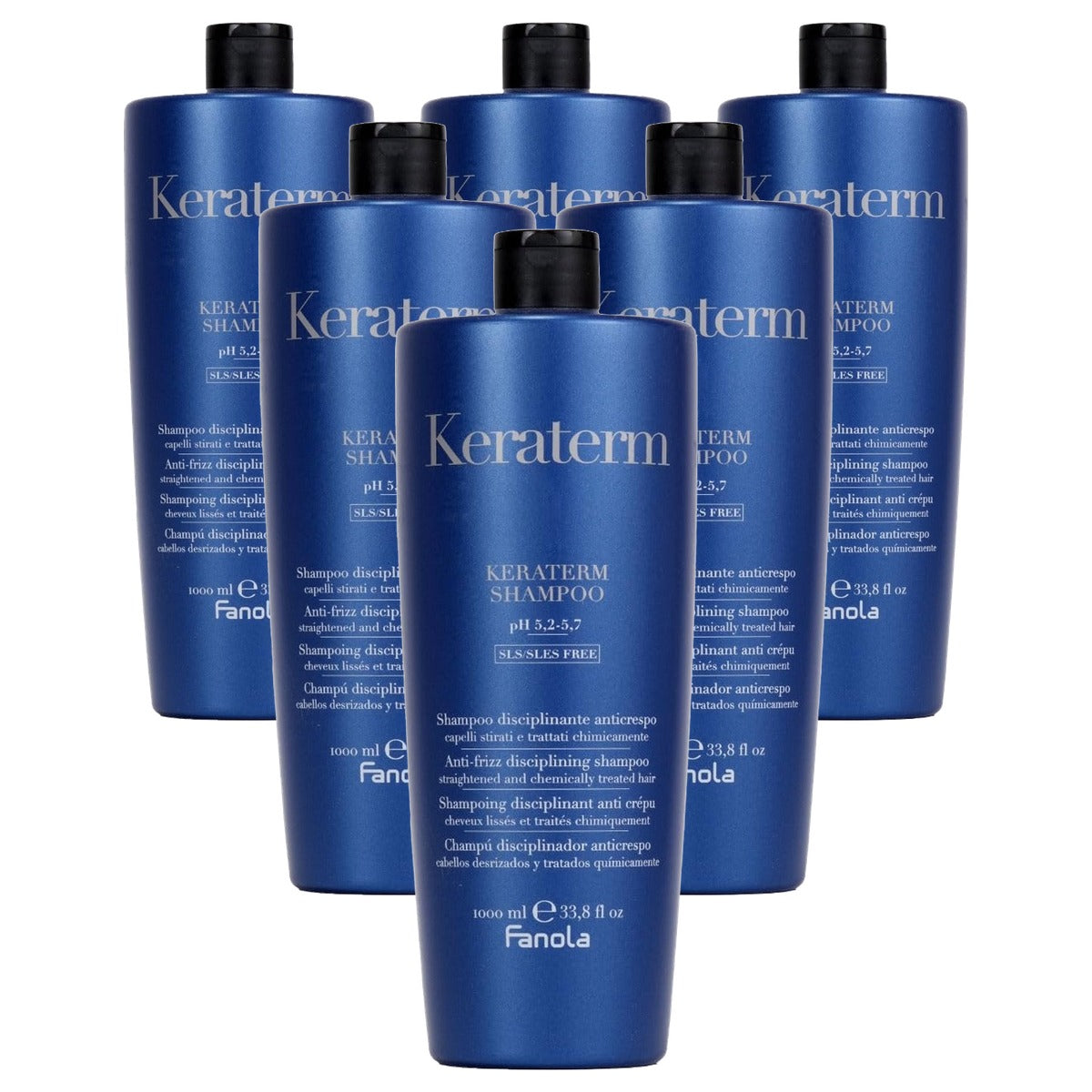 Fanola Keraterm Haarritual Shampoo 1000 ml - 6-pack