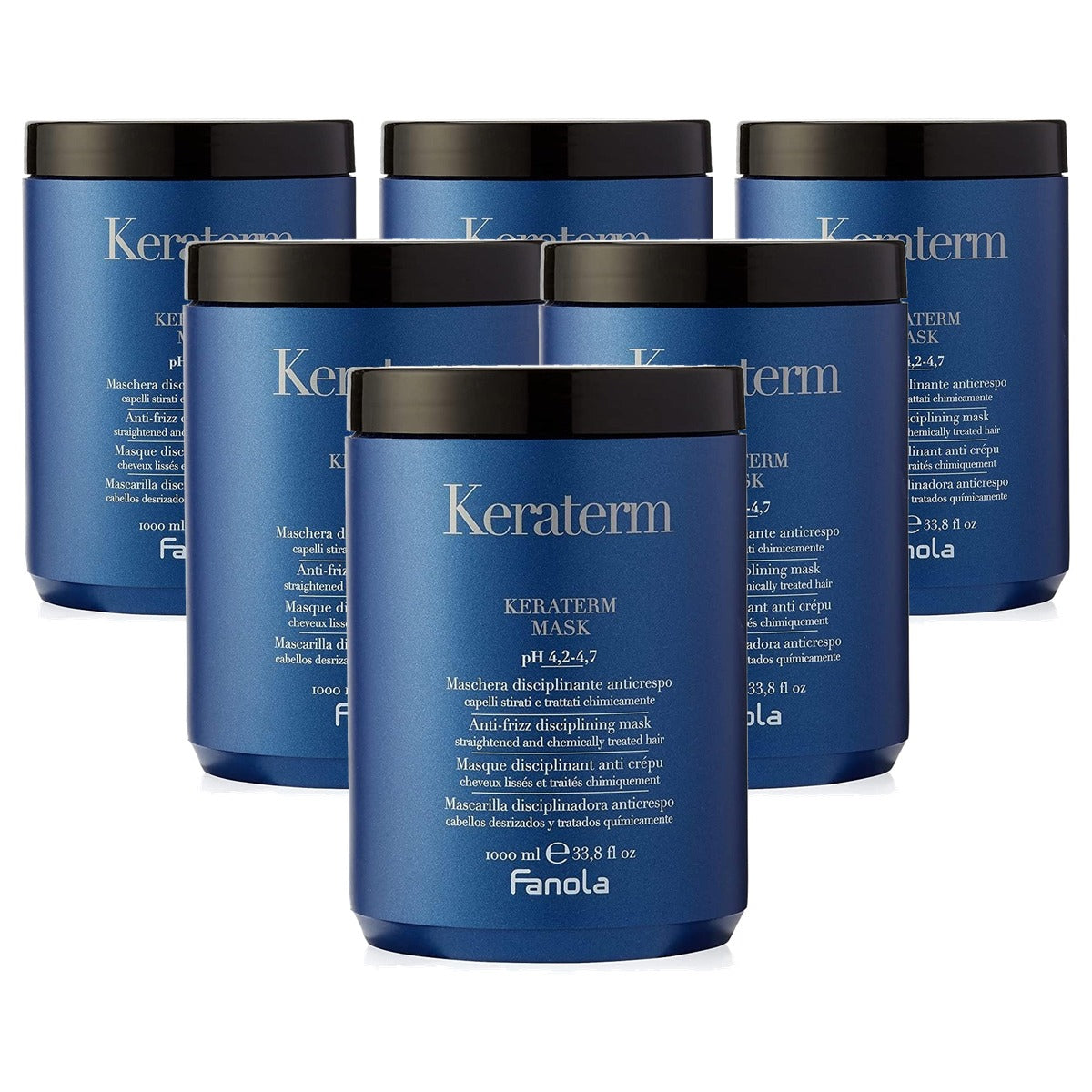 Fanola Keraterm Hair Ritual Anti-kroes Masker 1000 ml - 6-pack