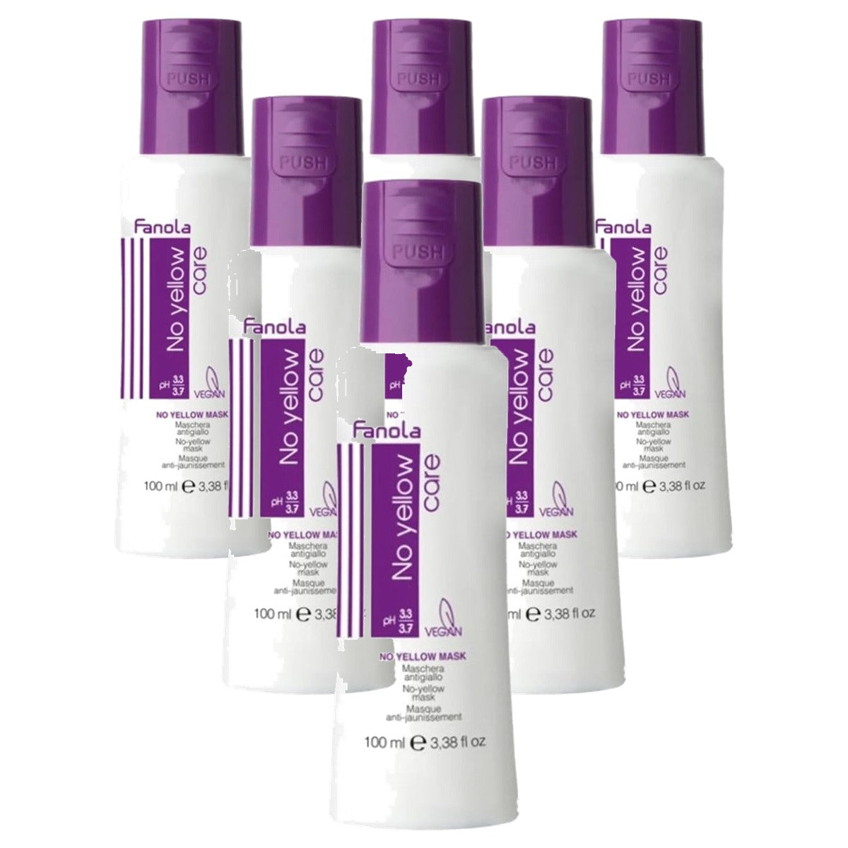 Fanola No Yellow Masker Banaan 100 ml - 6-pack