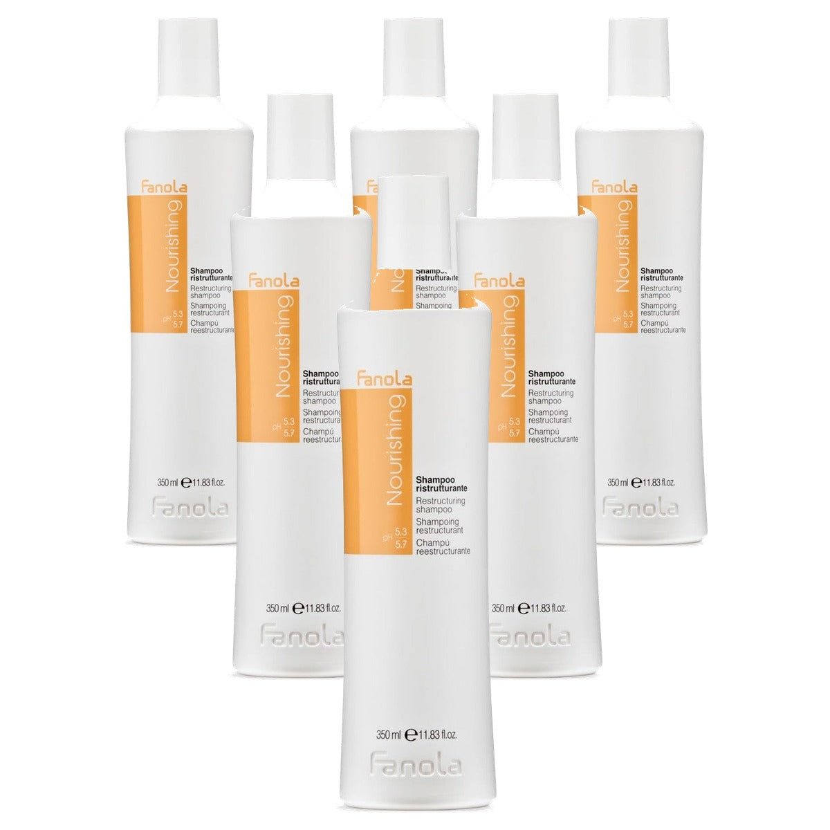 Fanola Nourishing Restructurerende Shampoo 350 ml - 6-pack