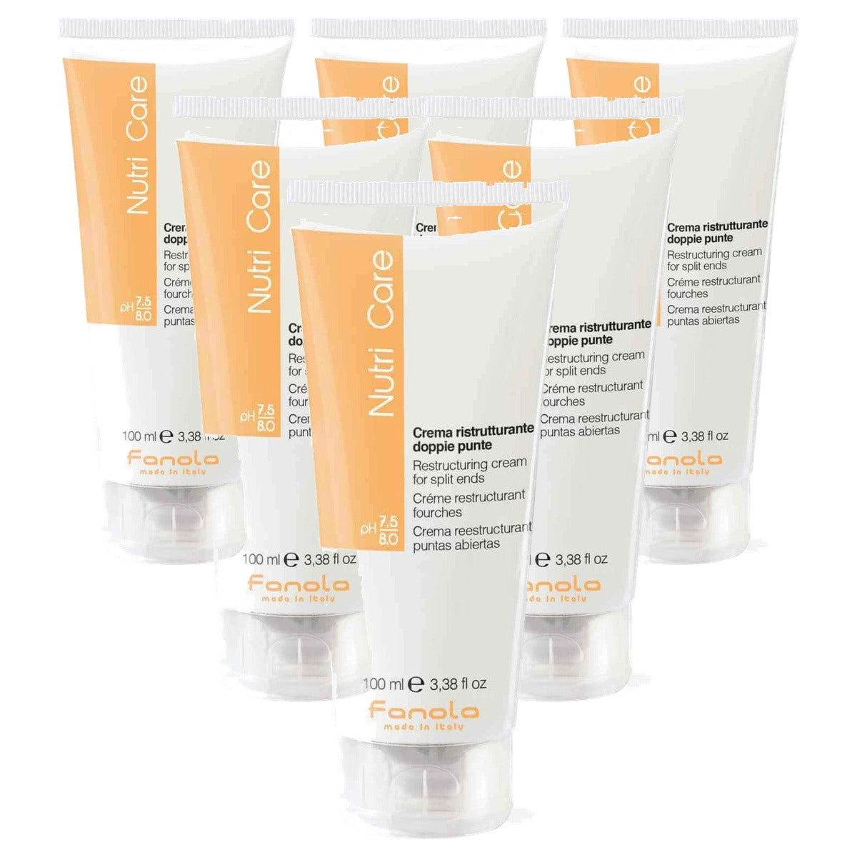 Fanola Nourishing Restructurerende Split Ends Cream 100 ml - 6-pack