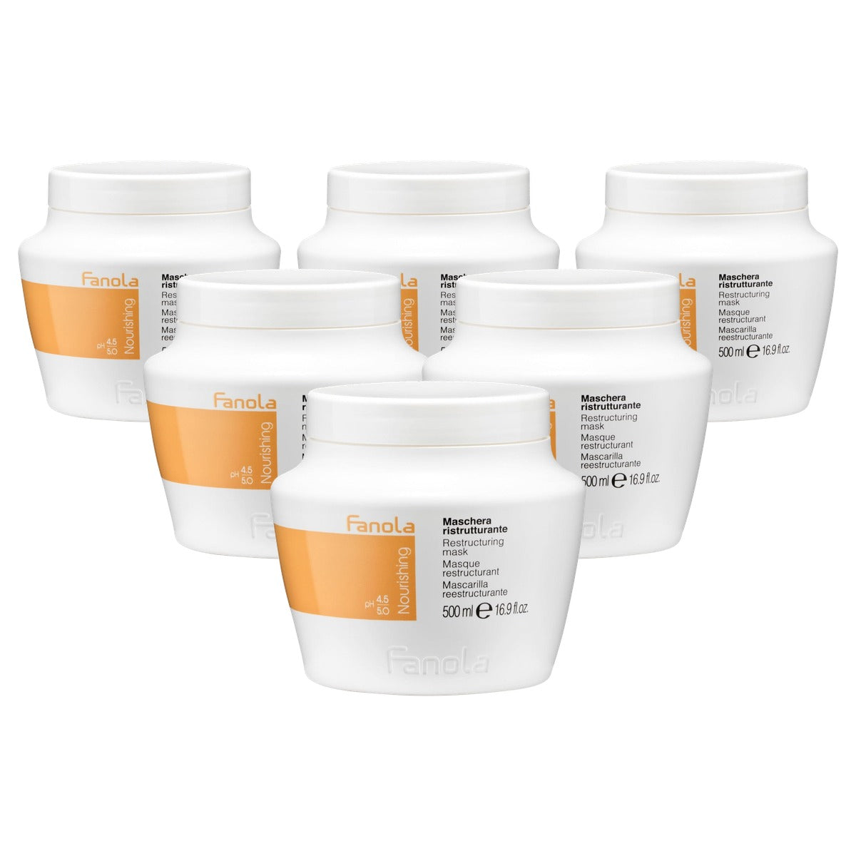 Fanola Nutri Care Verzorgingsmasker 500 ml - 6-pack
