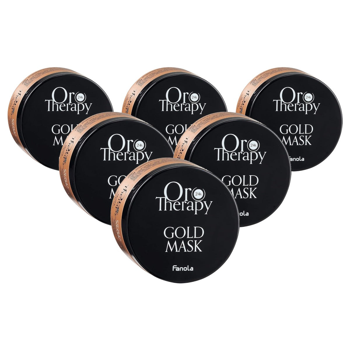 Fanola Orotherapy Gold Masker voor Alle Haartypes 300 ml - 6-pack
