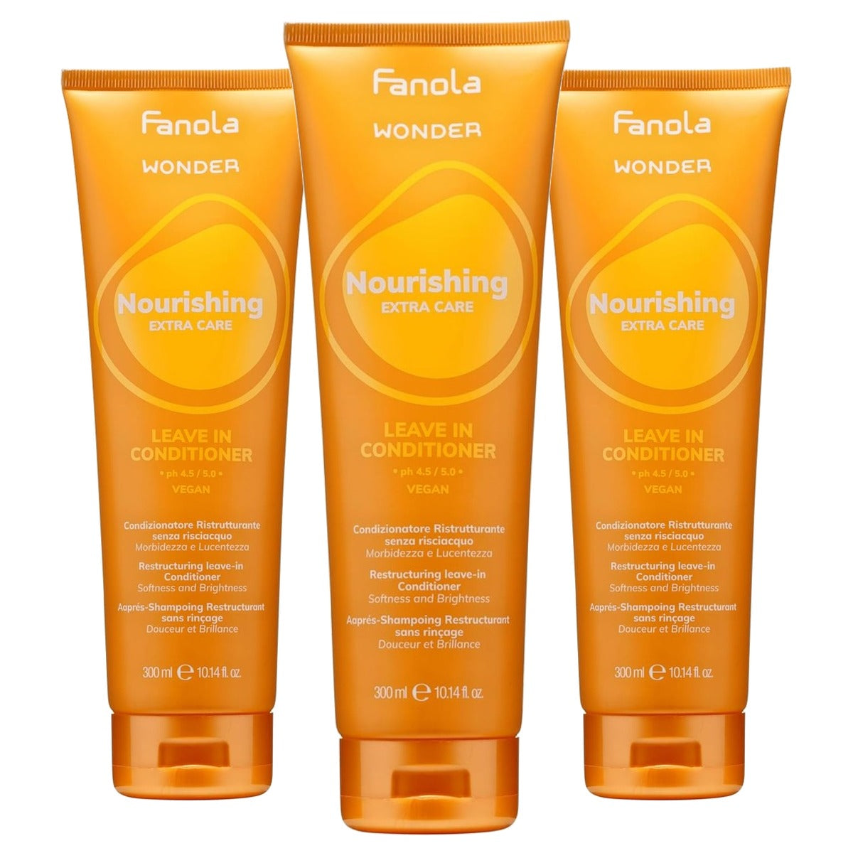 Fanola Wonder Nourishing Leave-In Conditioner 300 ml - 3-pack