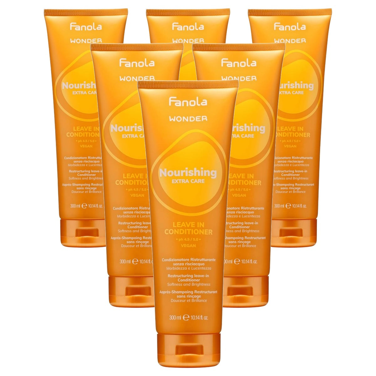 Fanola Wonder Nourishing Leave-In Conditioner 300 ml - 6-pack