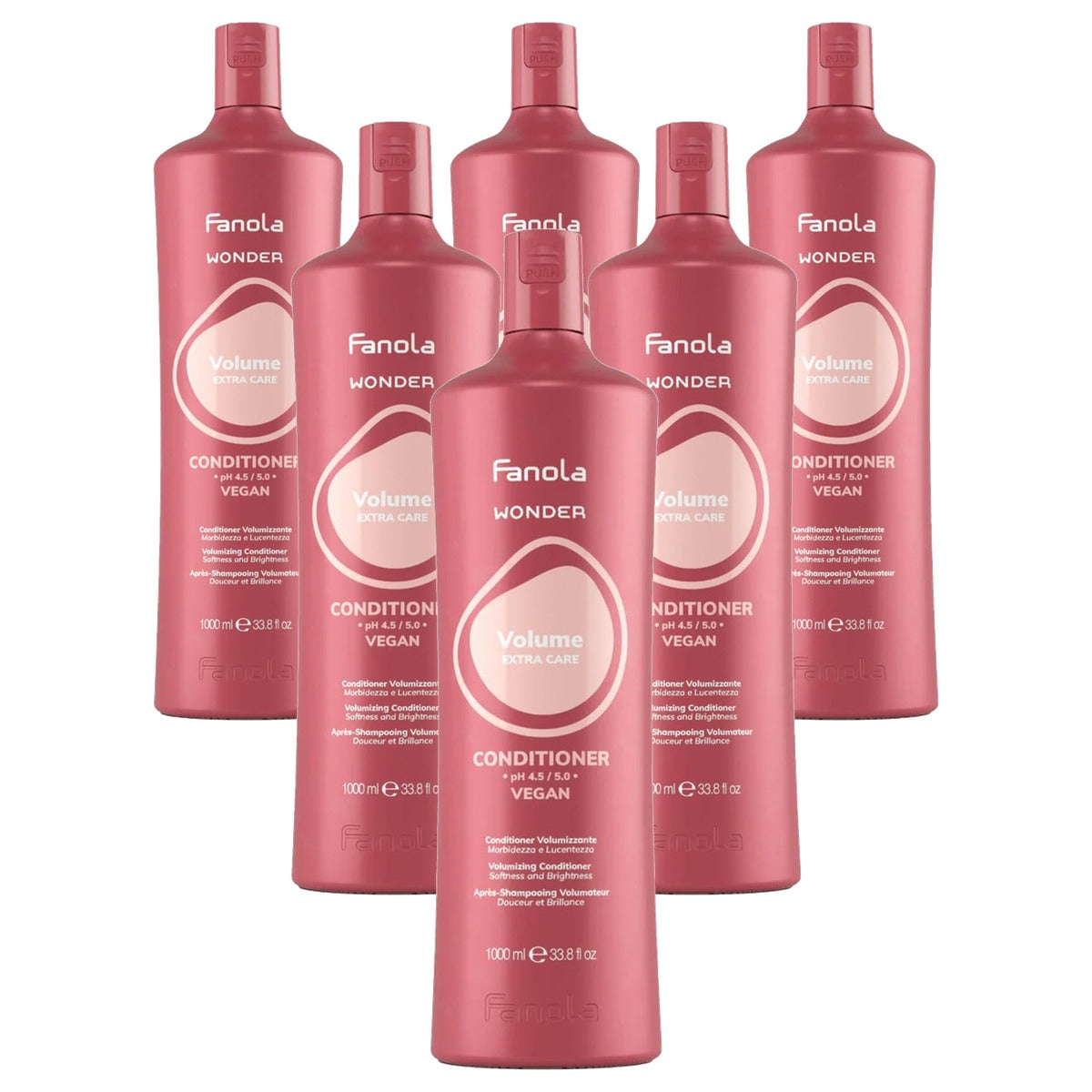Fanola Wonder Volume Conditioner 1000 ml - 6-pack