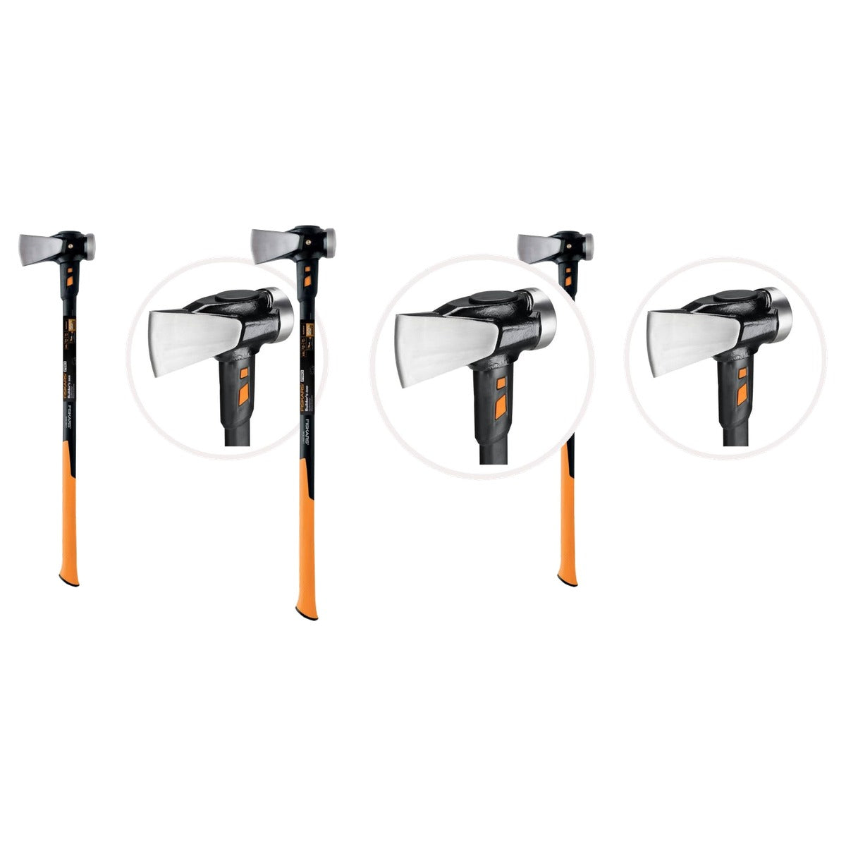 Fiskars Kloofbijl IsoCore XXL 92 cm - 3-pack
