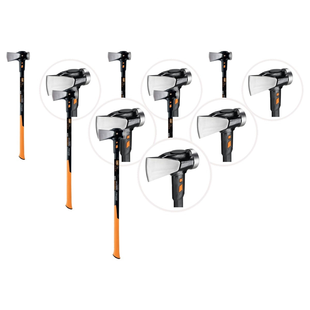 Fiskars Kloofbijl IsoCore XXL 92 cm - 6-pack