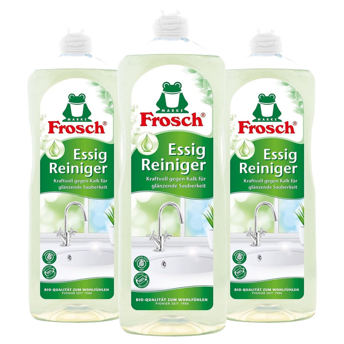 Frosch azijn reiniger 3 x 1000 ml - Voordeelverpakking