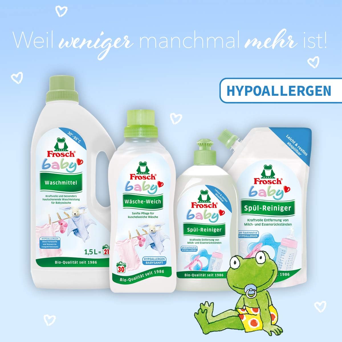 Frosch Baby Spül - Reiniger Nachfüllbeutel, 500 ml door Huishoudvoordeel nu bij Huishoudvoordeel