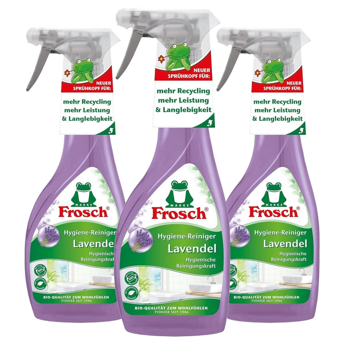 FROSCH Lavendel Hygiëne-reiniger 3 x 500 ml - Voordeelverpakking