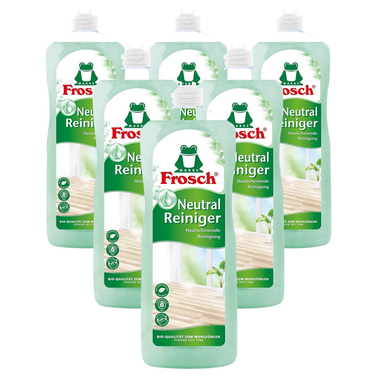 FROSCH Neutraal reinigingsmiddel 6 x 1000 ml - Voordeelverpakking