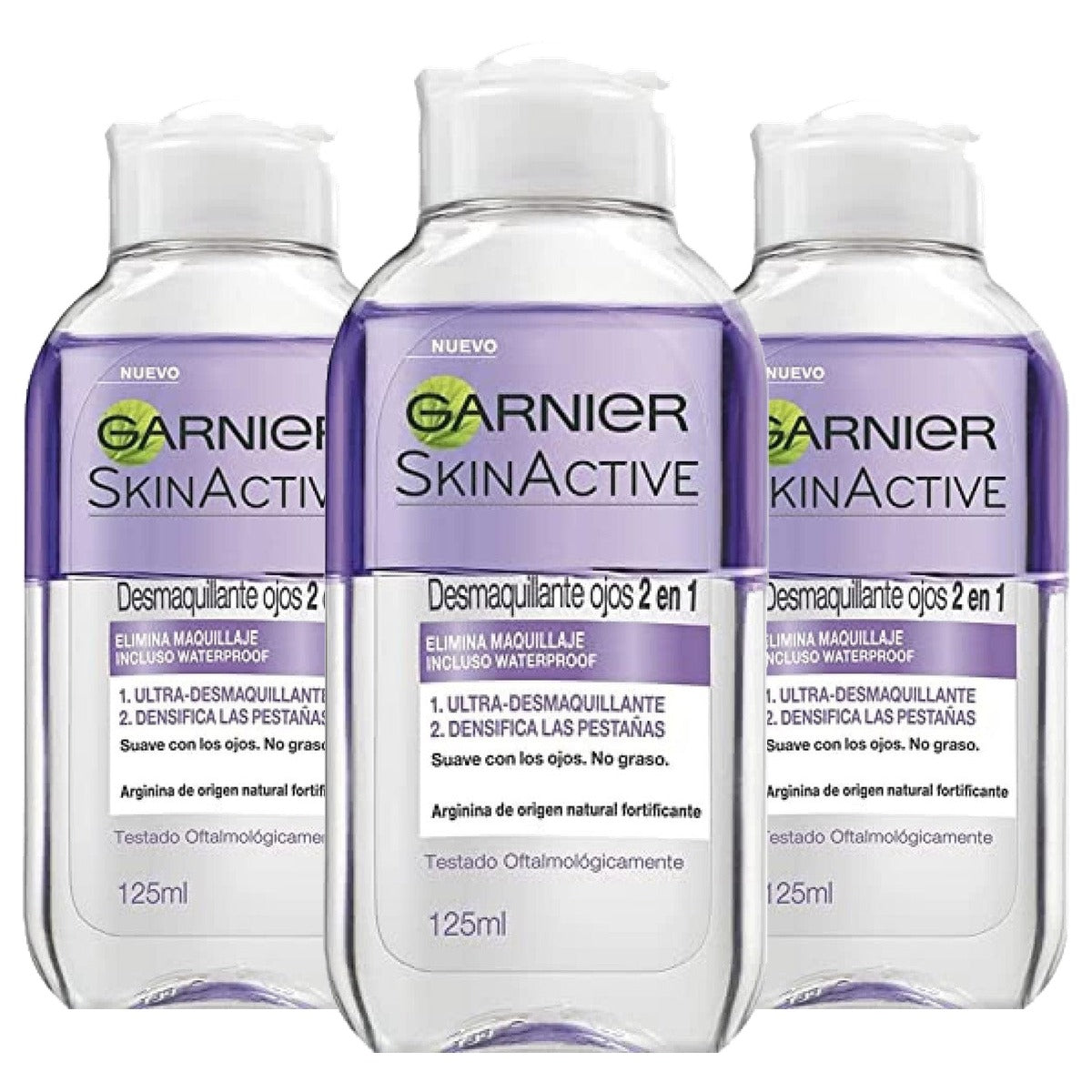 Garnier Desmaquillante ojos 3 x 125 ml - Voordeelverpakking