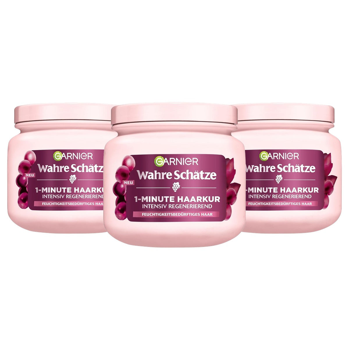 Garnier Echte schatten 1-minuut haarkuur 3 x 340 ml - Voordeelverpakking