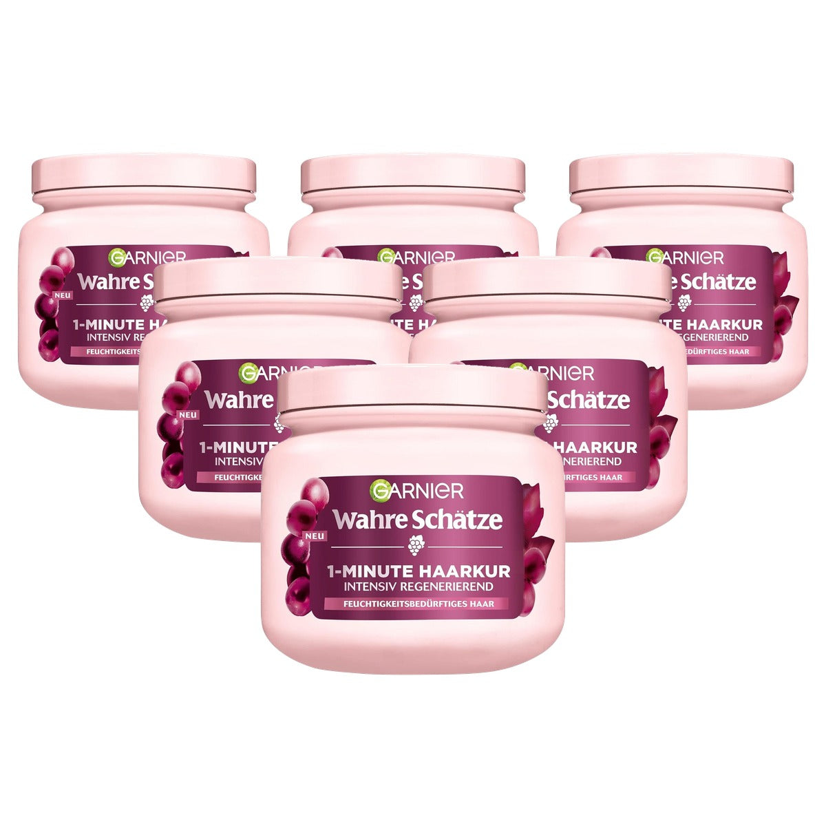 Garnier Echte schatten 1-minuut haarkuur 6 x 340 ml - Voordeelverpakking