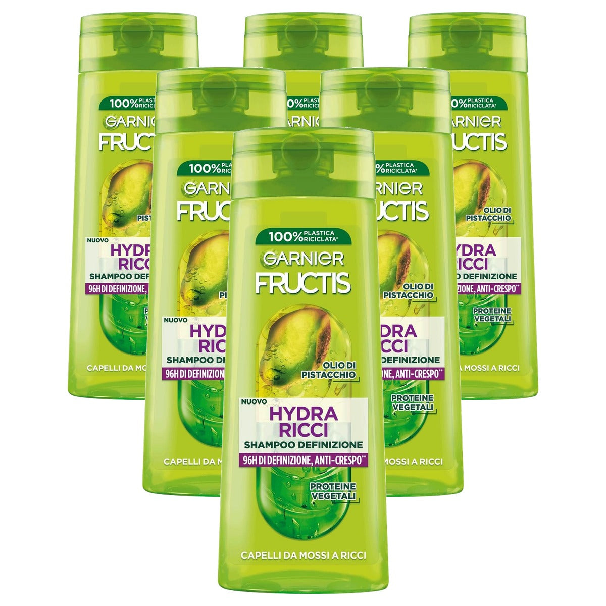 Garnier Fructis Definition Shampoo Hydra Krullen 250 ml - 6 stuks
