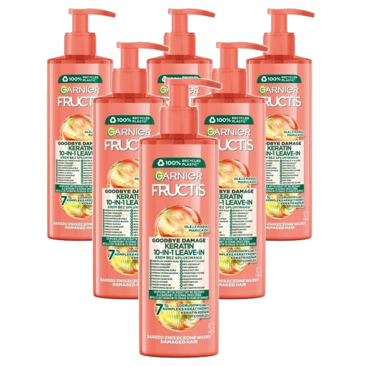 Garnier Fructis Goodbye Damage Leave-In Conditioner 6 x 400 ml - Voordeelverpakking