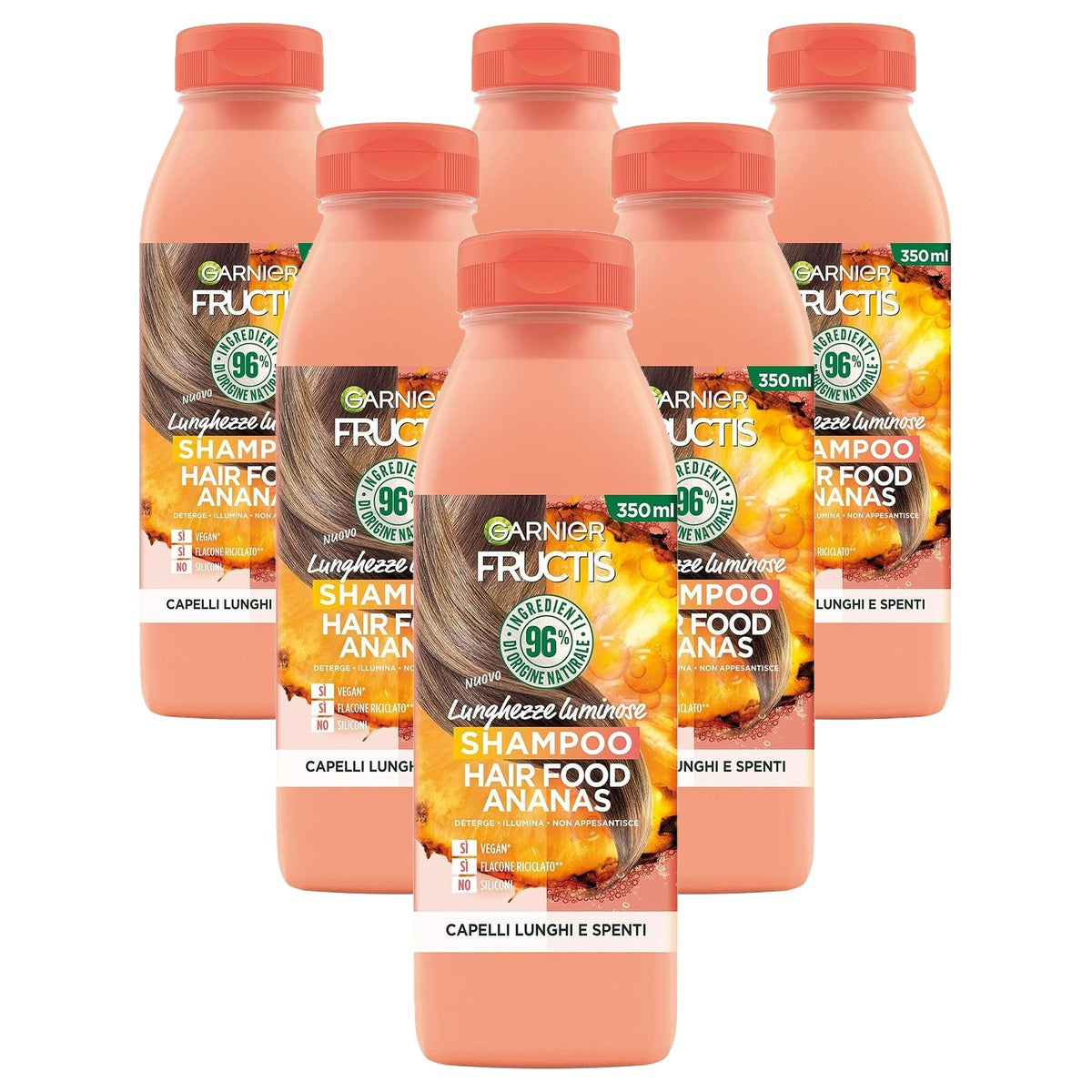 Garnier Fructis Hair Food Ananas Shampoo 350 ml - 6 stuks