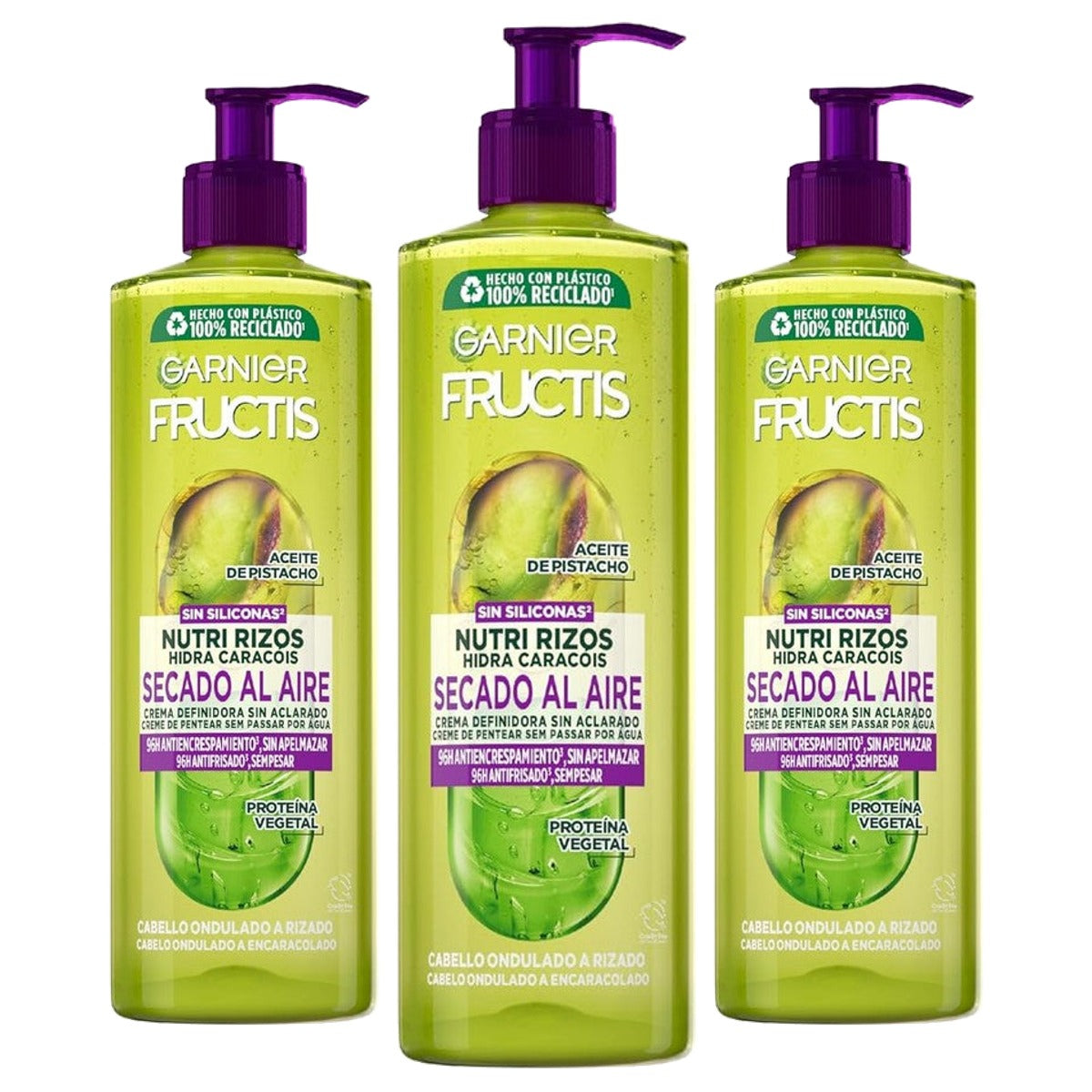 Garnier Fructis Tratam.Nutri Rizos Conditioner 3 x 400 ml - Voordeelverpakking