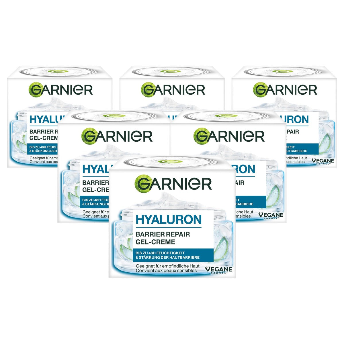 Garnier Hyaluron Barrier Repair Gel Crème - 6-pack