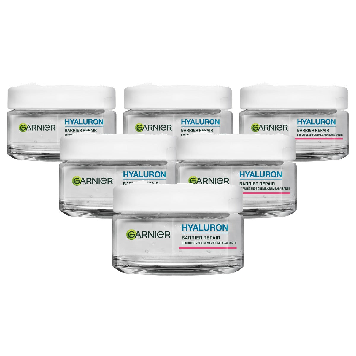 Garnier Hyaluron Barrier Repair Kalmerende Crème 6 x 50 ml - Voordeelverpakking