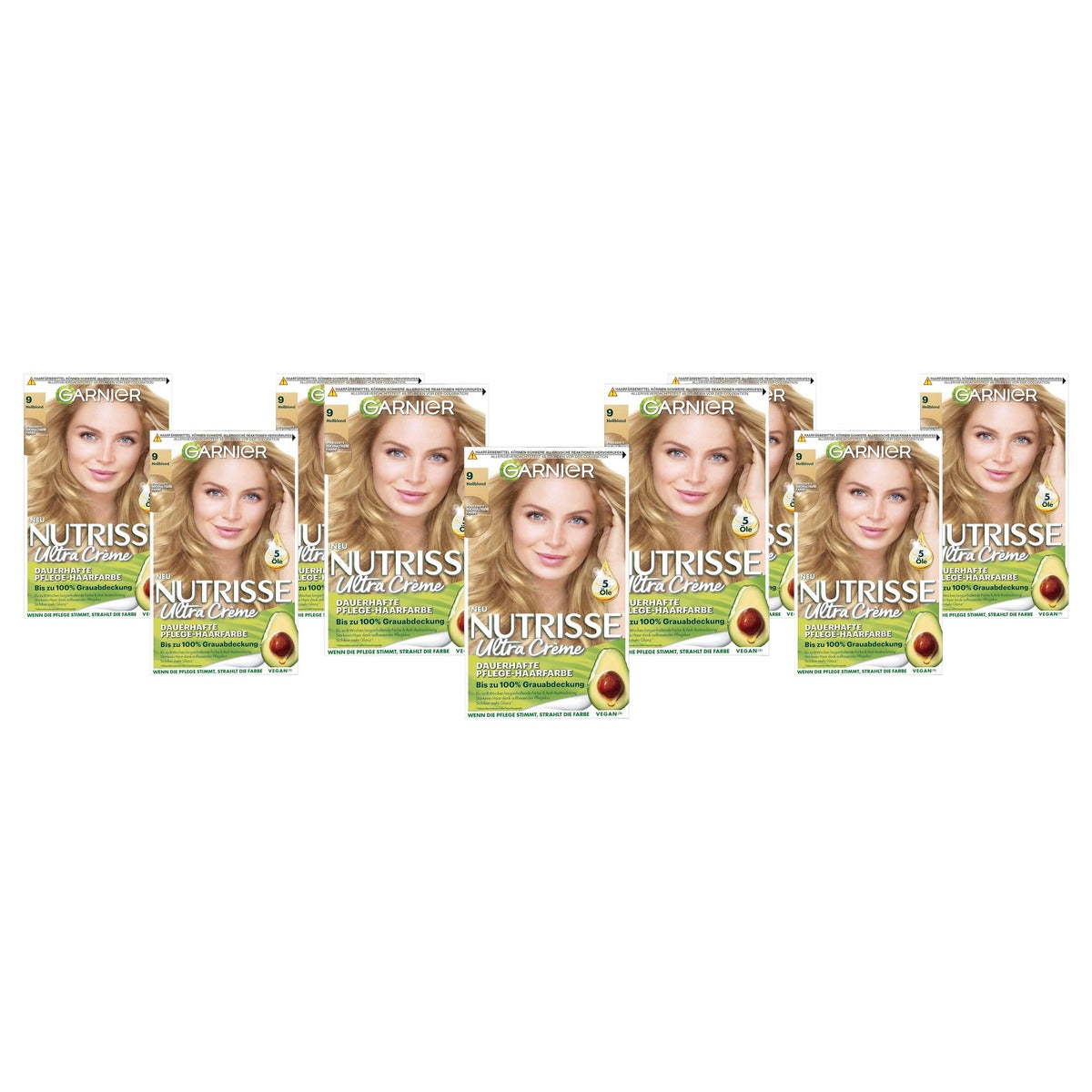 Garnier Nutrisse 90 Lichtblond duurzame haarkleur (x3) - 3-pack