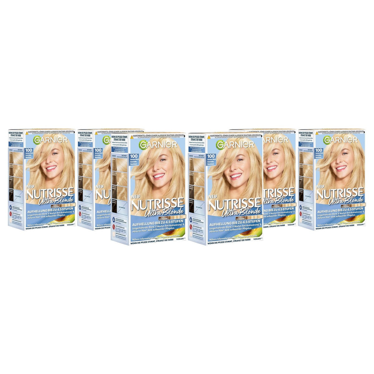 Garnier Nutrisse Crème Nr. 100 extra licht blond verpakking 2 - 3-pack