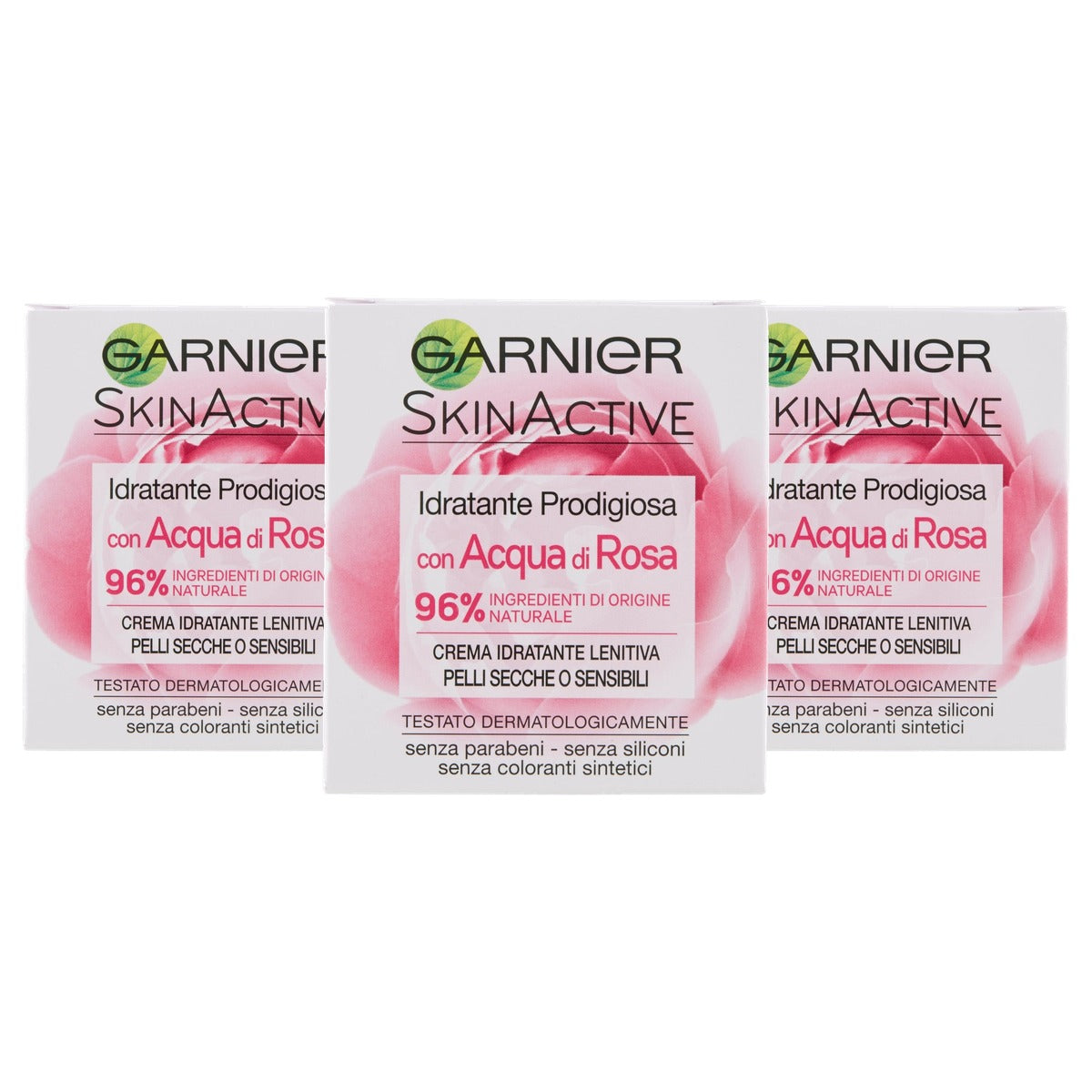 Garnier Pflegecreme droge of gevoelige huid 3 x 50 ml - Voordeelverpakking