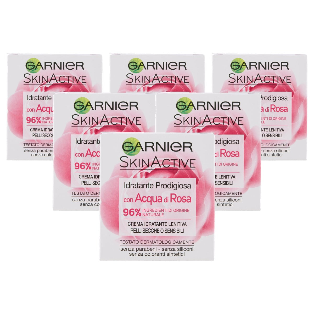 Garnier Pflegecreme droge of gevoelige huid 6 x 50 ml - Voordeelverpakking