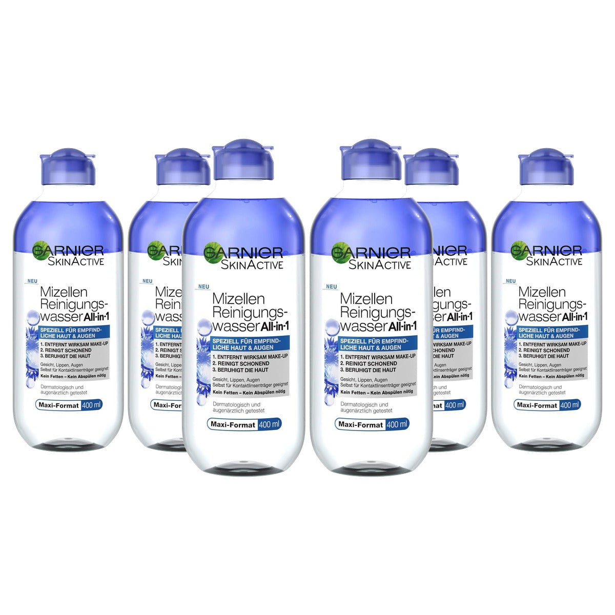 Garnier Skin Active Micel-reinigingswater All-in-1 3 x 400 ml - Voordeelverpakking