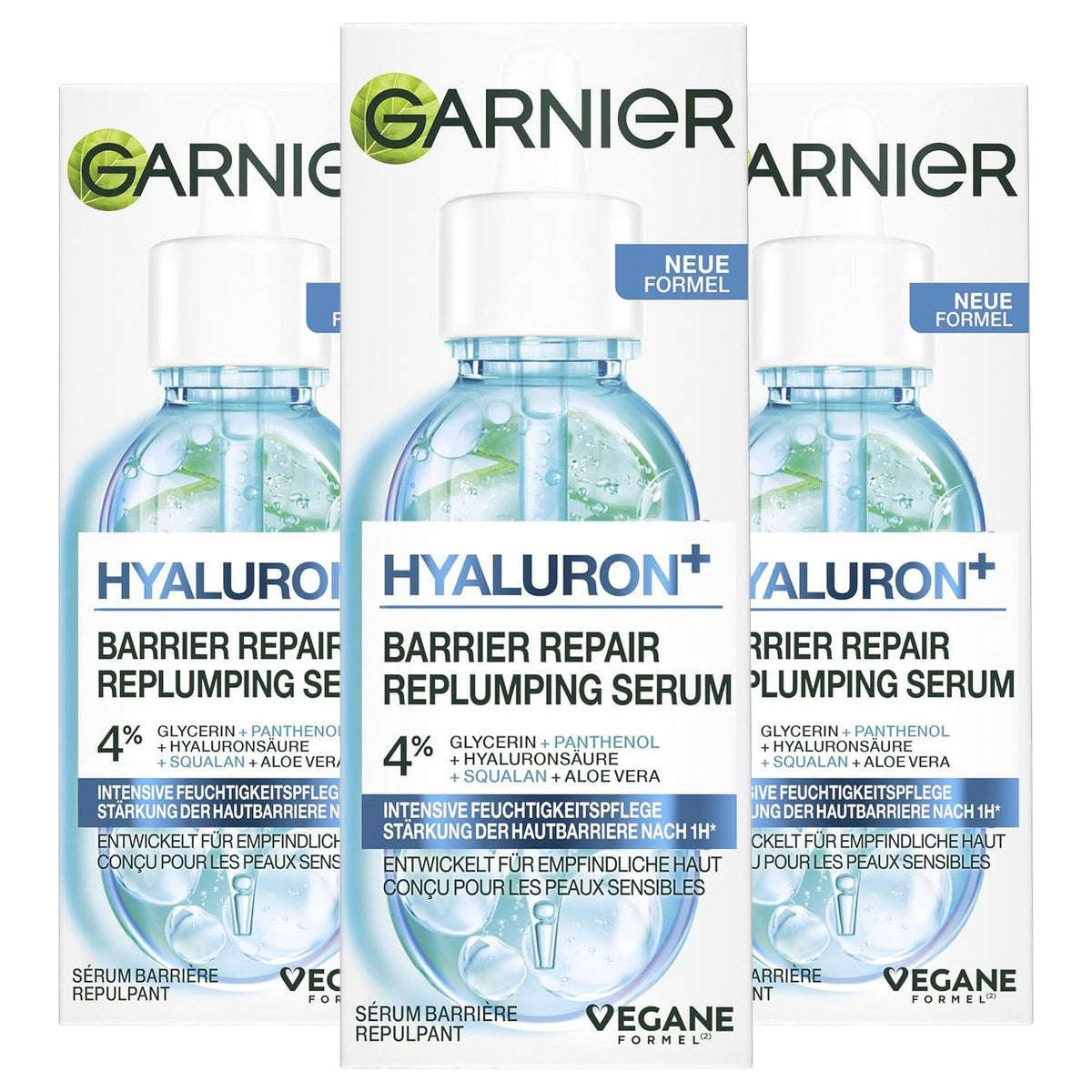 Garnier SkinActive Hyaluron Aloe Serum 3 x 30 ml - Voordeelverpakking