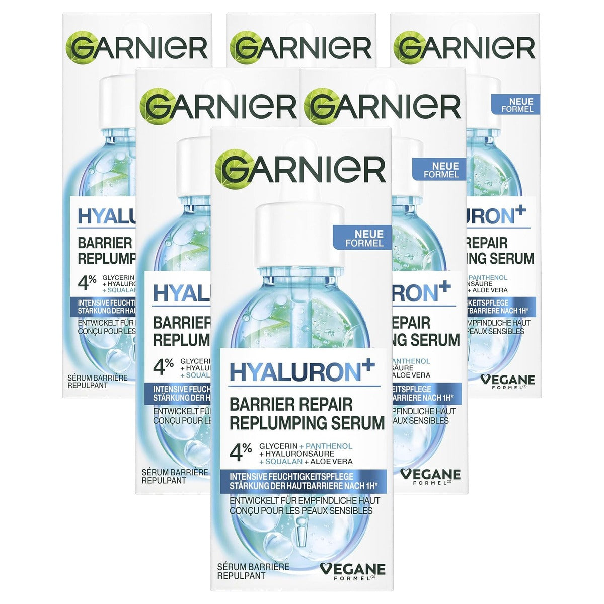 Garnier SkinActive Hyaluron Aloe Serum 6 x 30 ml - Voordeelverpakking